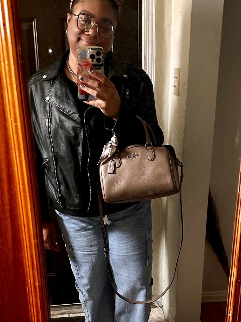 Coach Medium Rowan Pebbled Leather Satchel - Picture 3 of 5